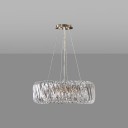 Loft Industry Modern - Spiral Glass Chandelier